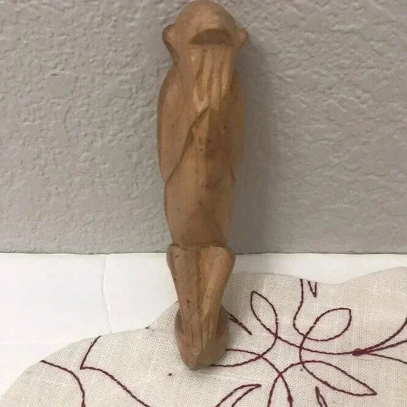 Vintage Hand Carved Wooden Monkey See No Evil, Hear No Evil, Speak No Evil - Picture 7 of 9